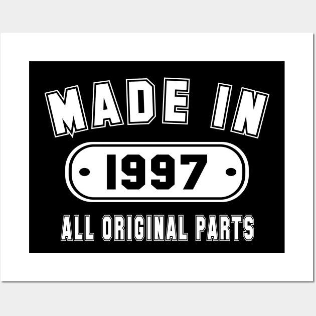 Made In 1997 All Original Parts Wall Art by PeppermintClover